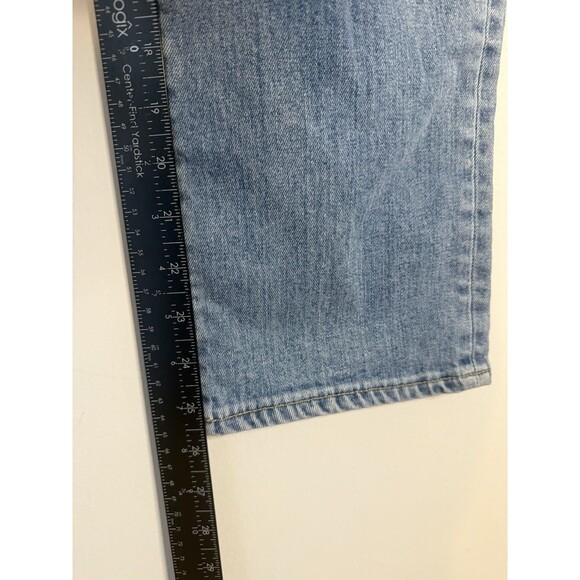 Slvrlake Women’s 26 London Crop Jeans Medium Wash Straight Leg High Waist Pants - Picture 9 of 11